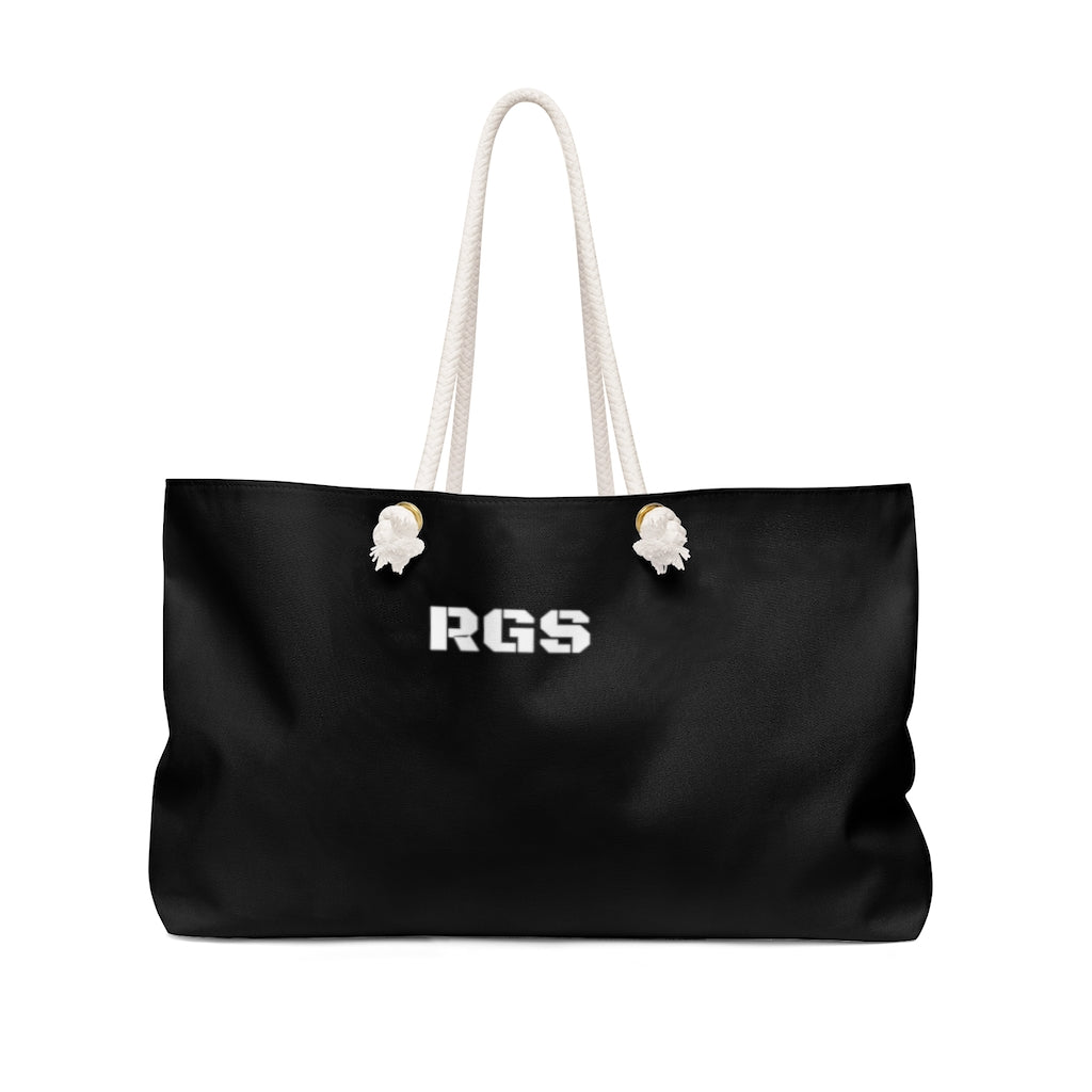 French Black Doggie Weekender Bag