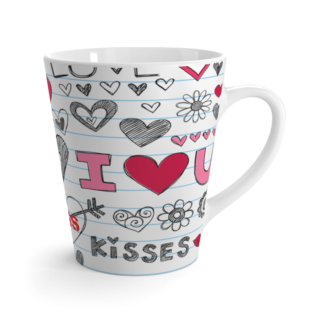 Kisses Latte Mug