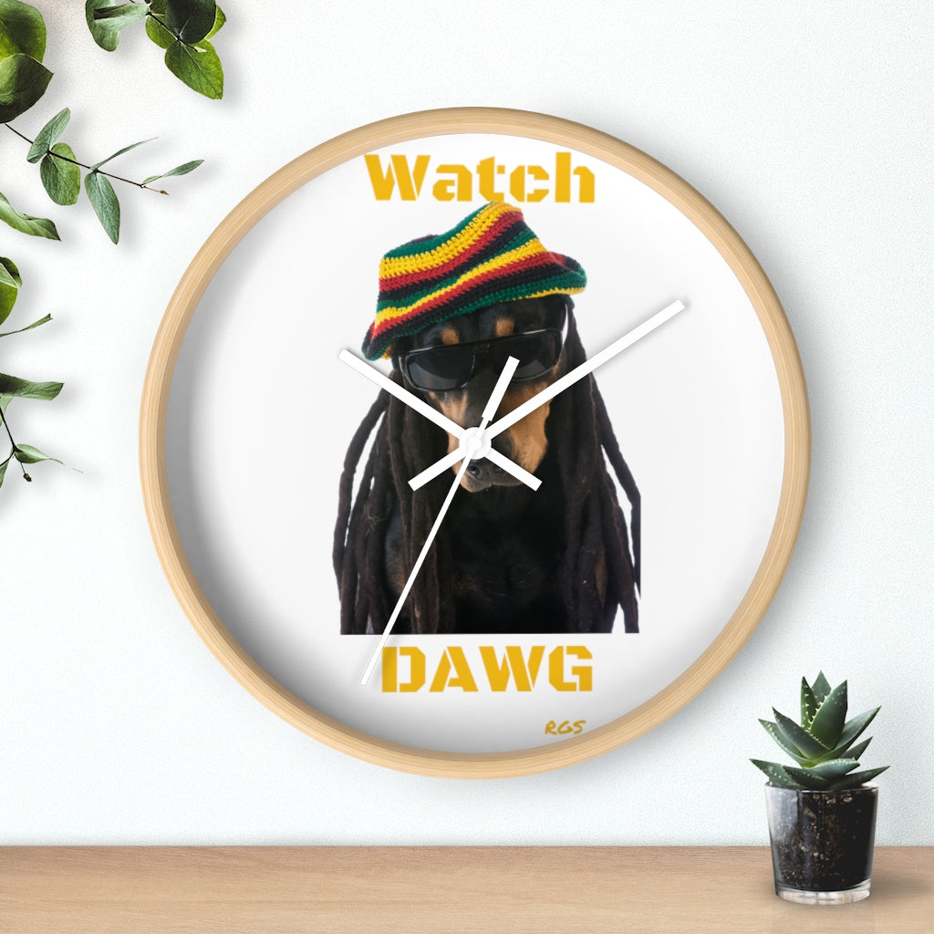 Security Watch Dawg Wall clock