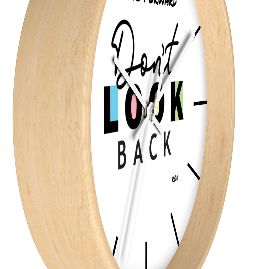 Don't look Back 10"Wall clock