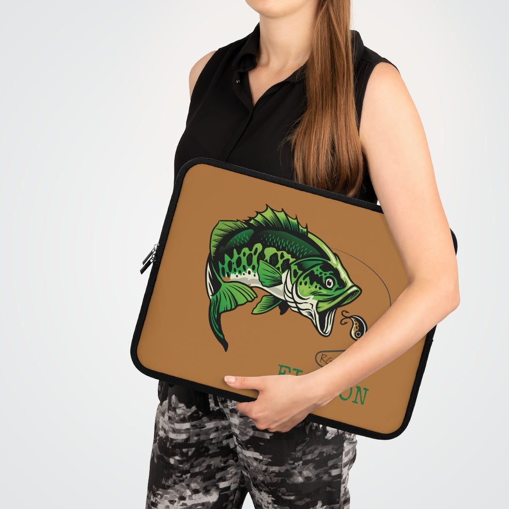 Fish On Laptop Case