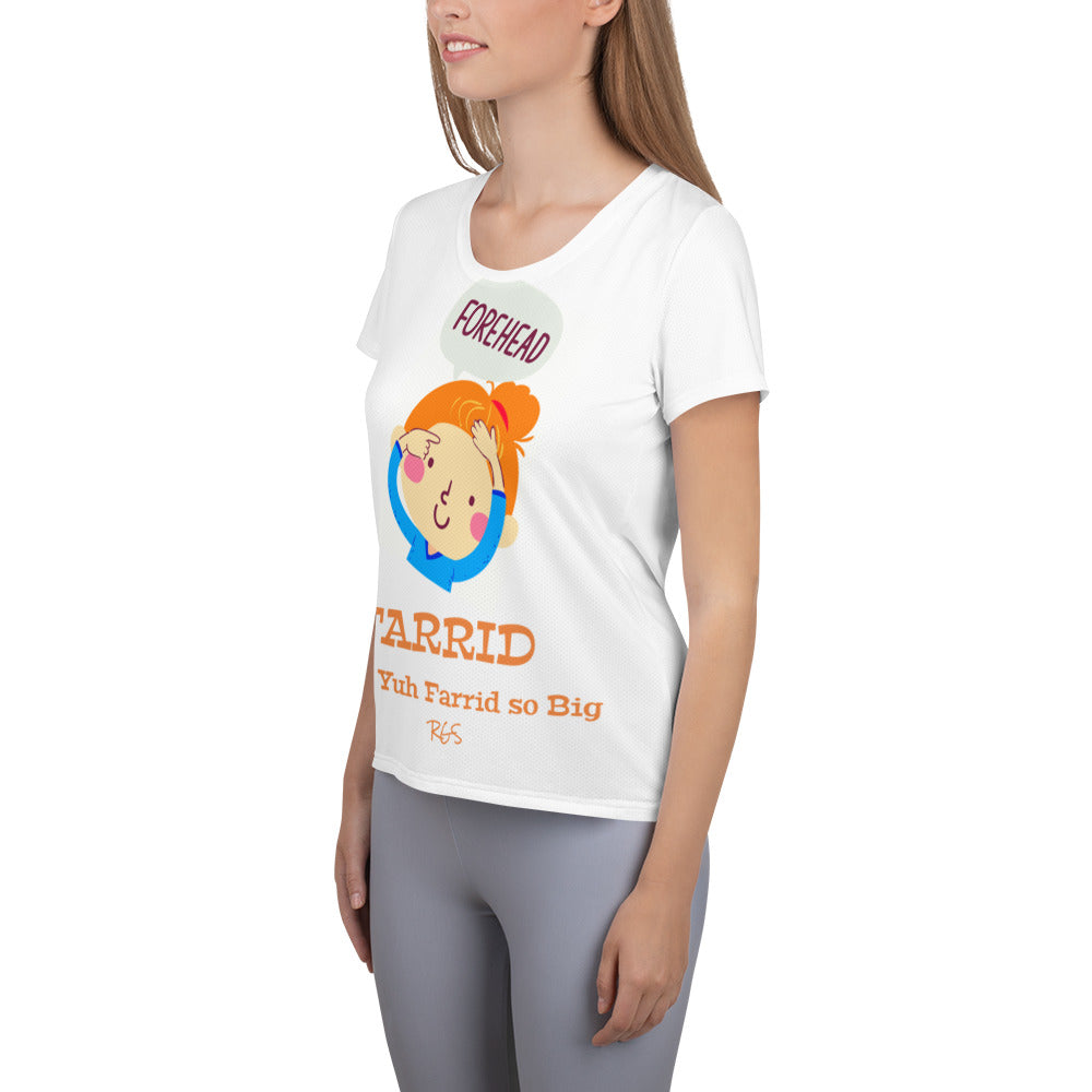 All-Over Print Women's Athletic T-shirt