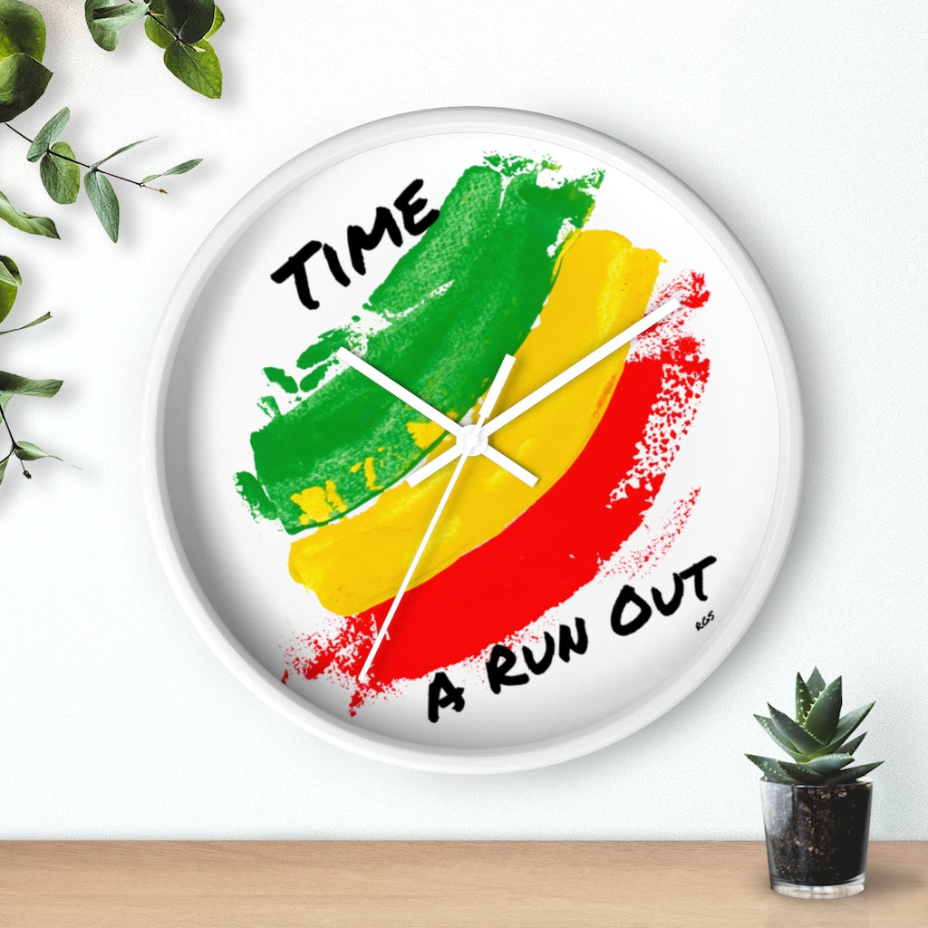 Time A Run Out 10" Wall clock