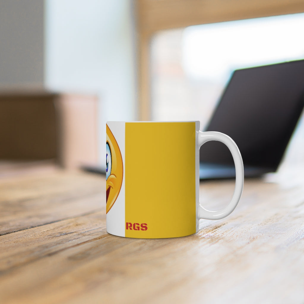 Emoji White Ceramic Mug
