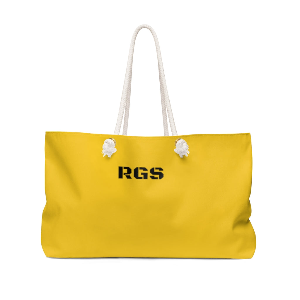 News Yellow Weekender Bag