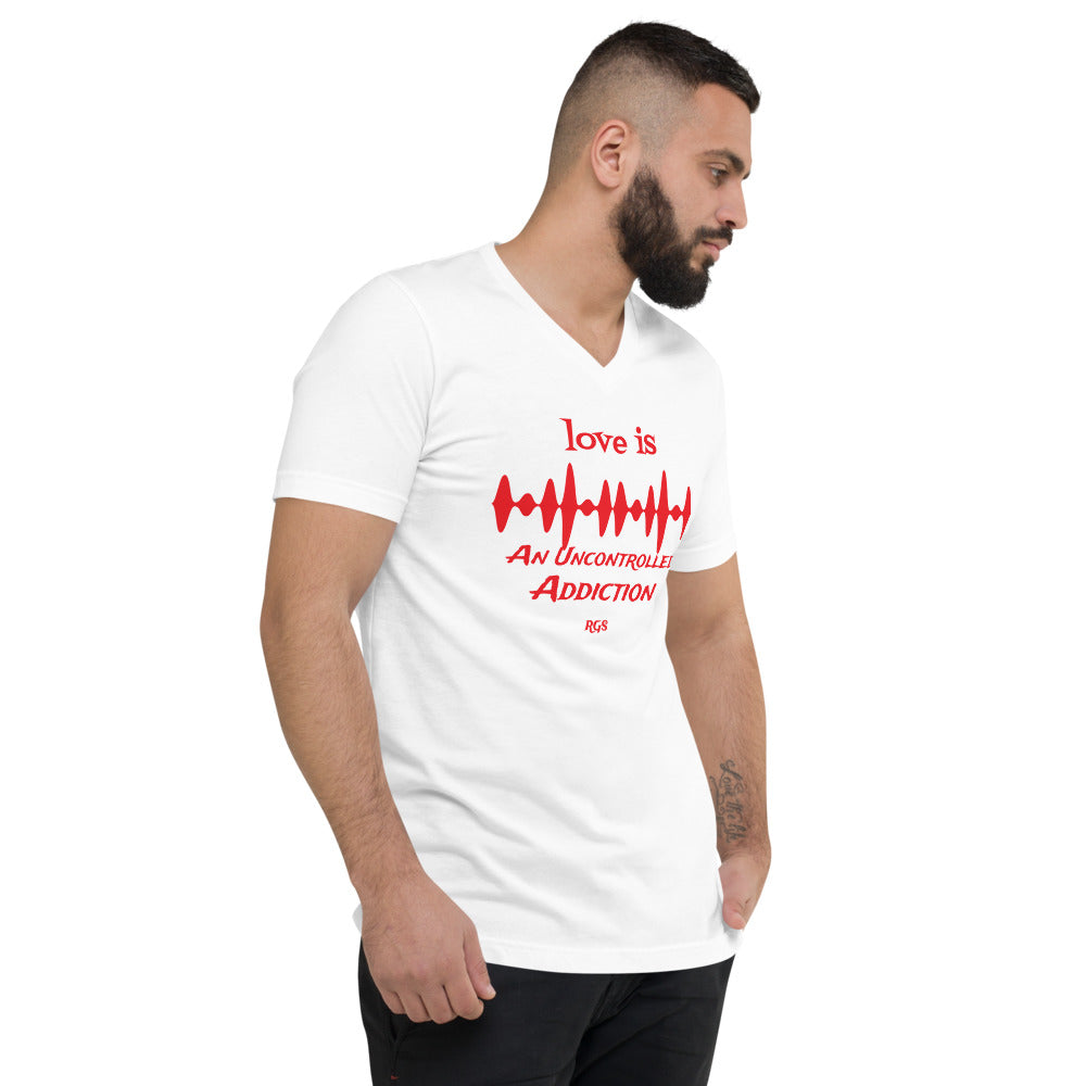 Addiction V-Neck T-Shirt