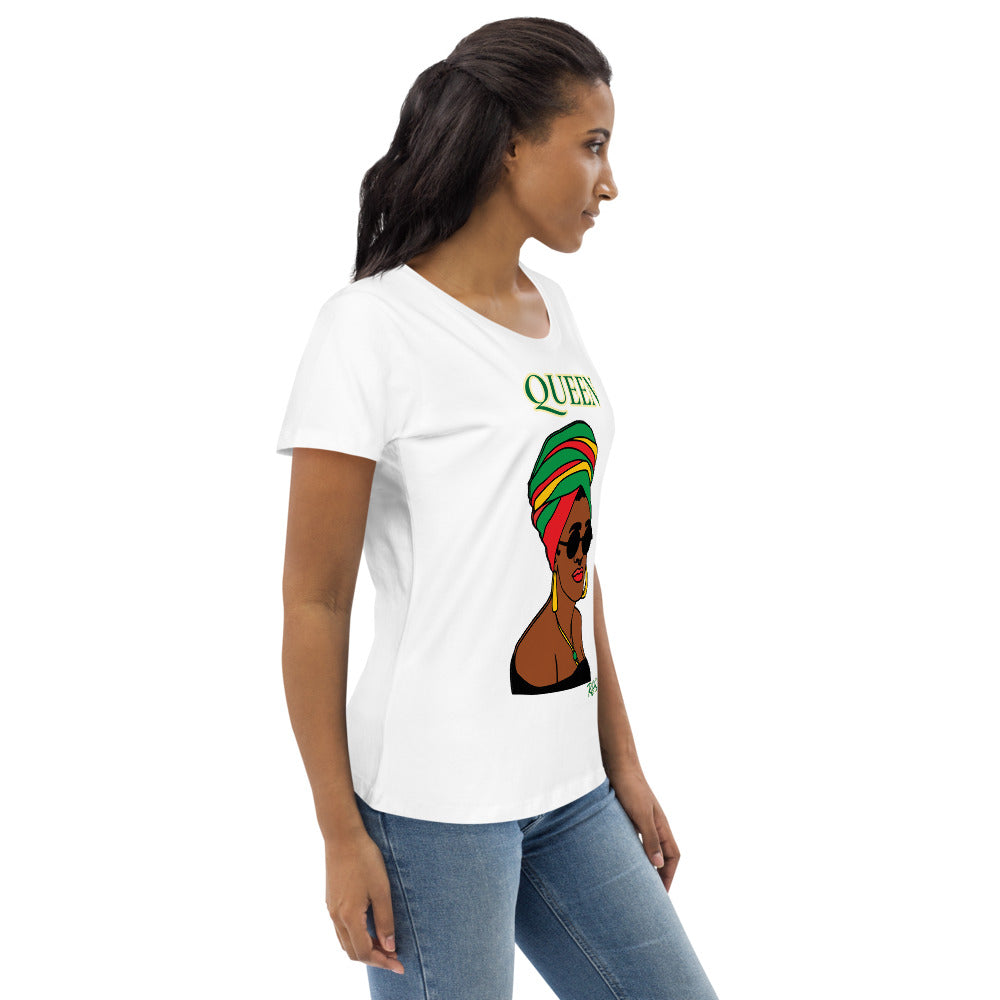 Queen Women's fitted eco tee