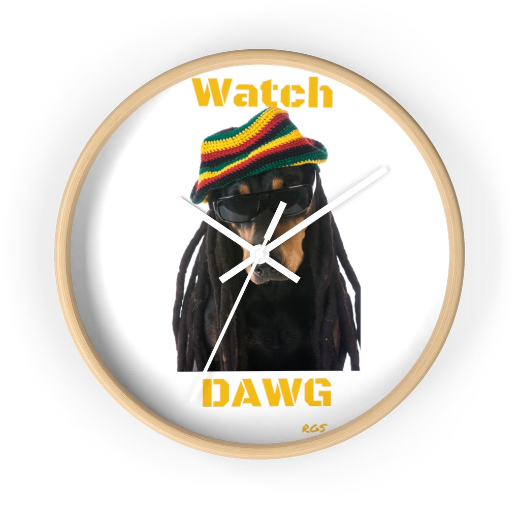 Security Watch Dawg Wall clock