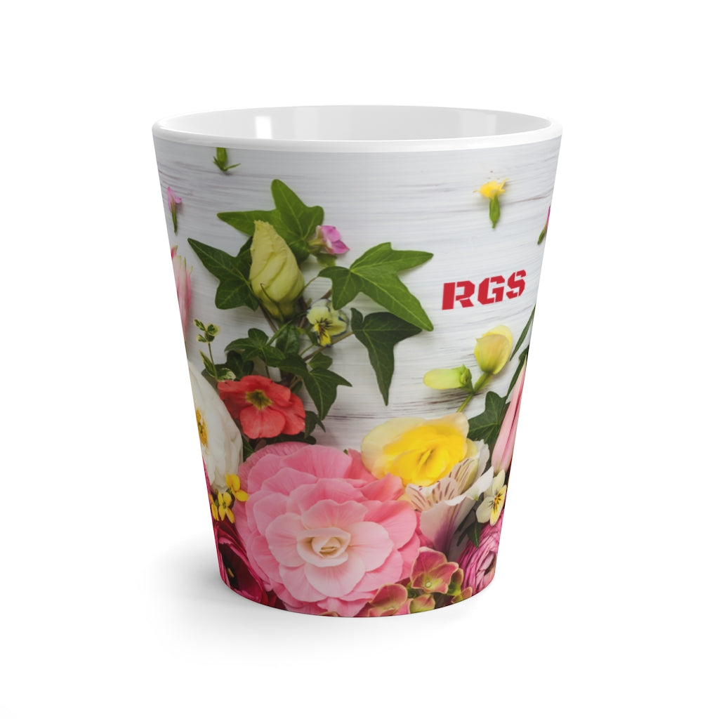 Flowers Latte Mug