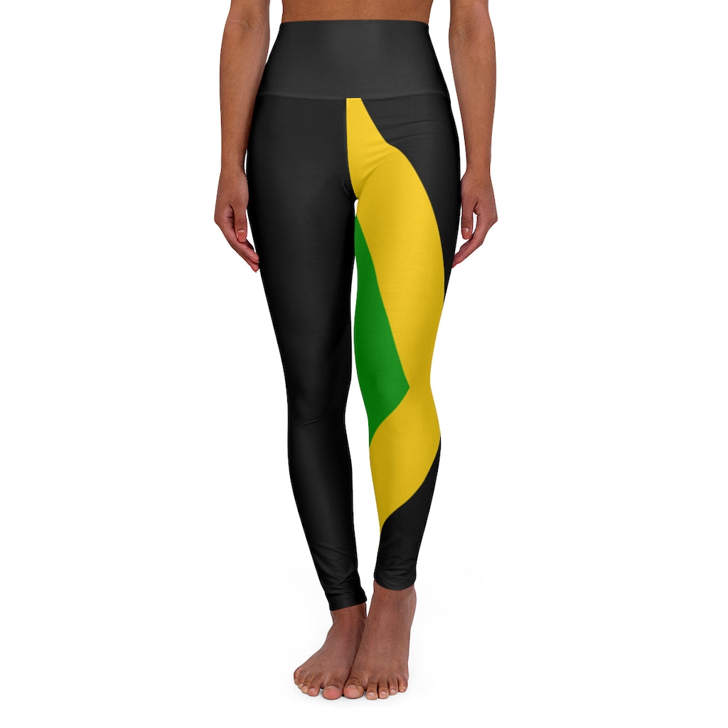 Flag jamaica High Waisted Yoga Leggings