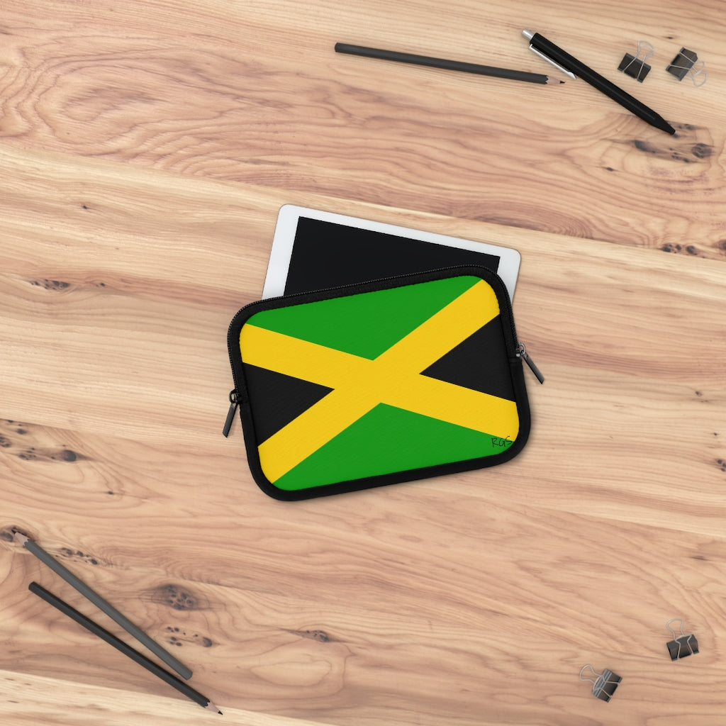 Jamaican Flag Laptop Cover