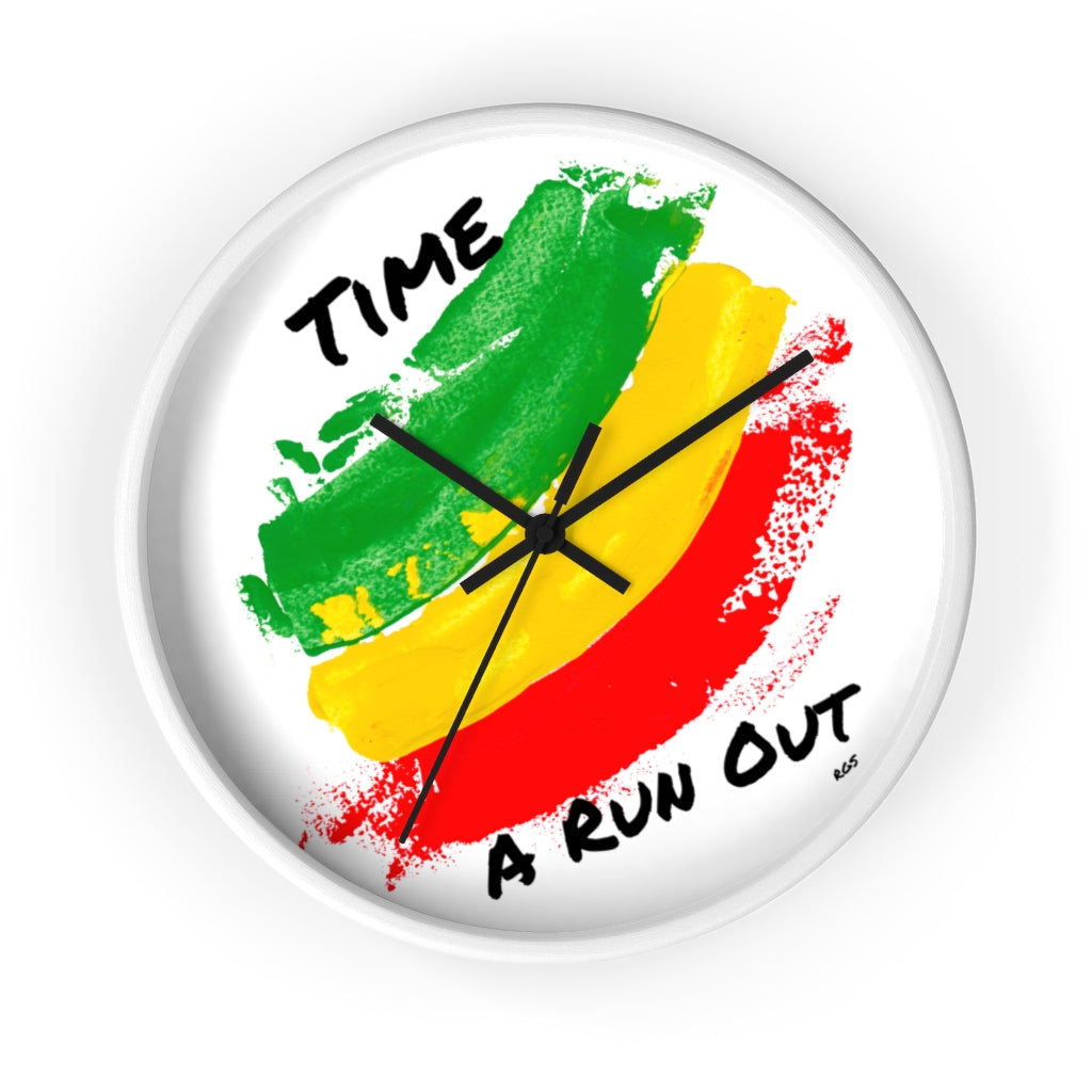 Time A Run Out 10" Wall clock