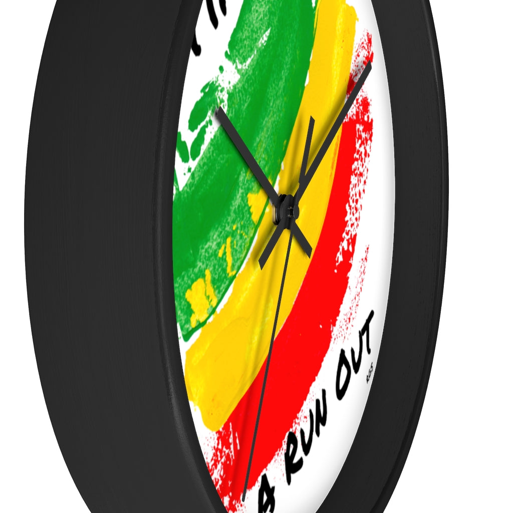 Time A Run Out 10" Wall clock