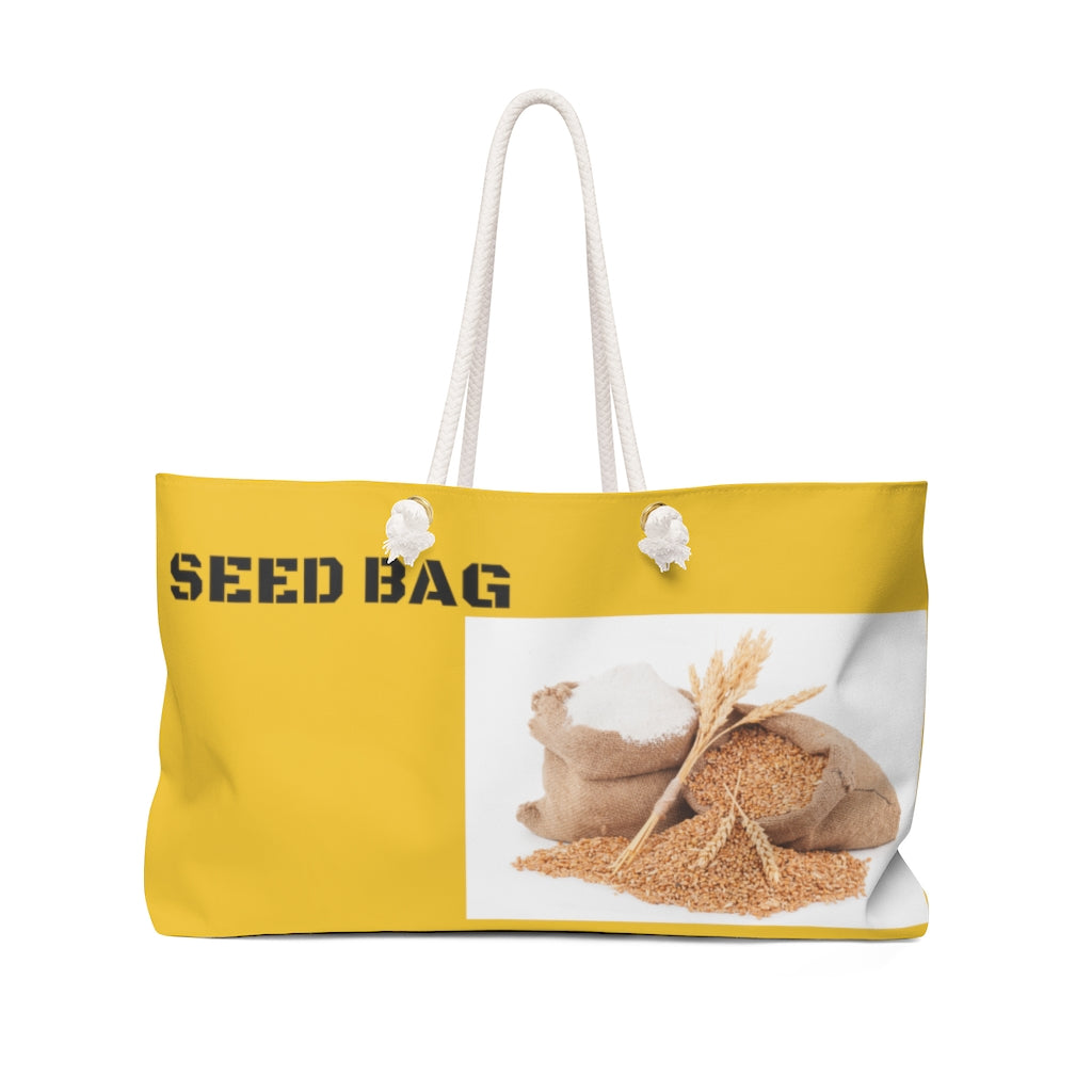 Seed Yellow Weekender Bag