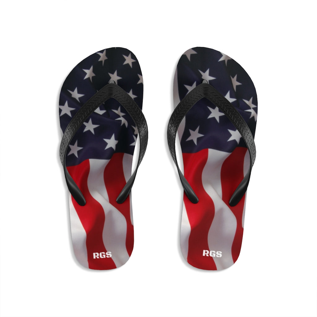 USA flag Unisex Flip-Flops