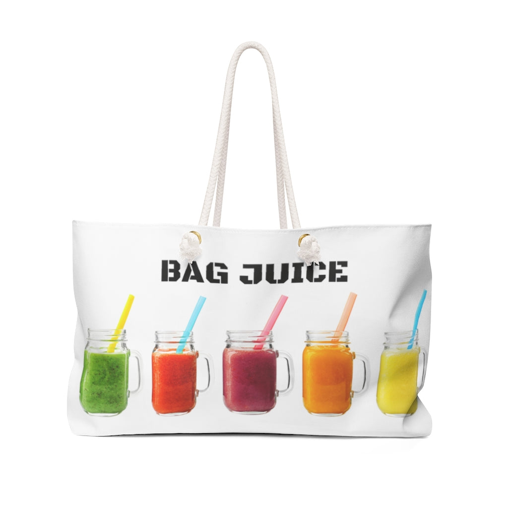 White Juice Weekender Bag