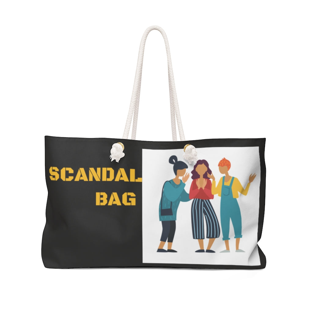 Scandal  Black Gossip Weekender Bag