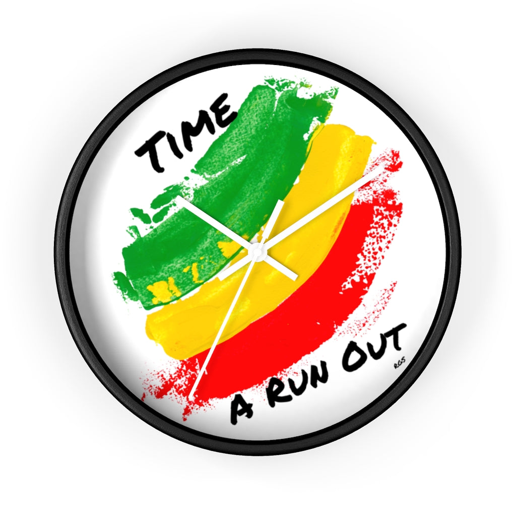 Time A Run Out 10" Wall clock
