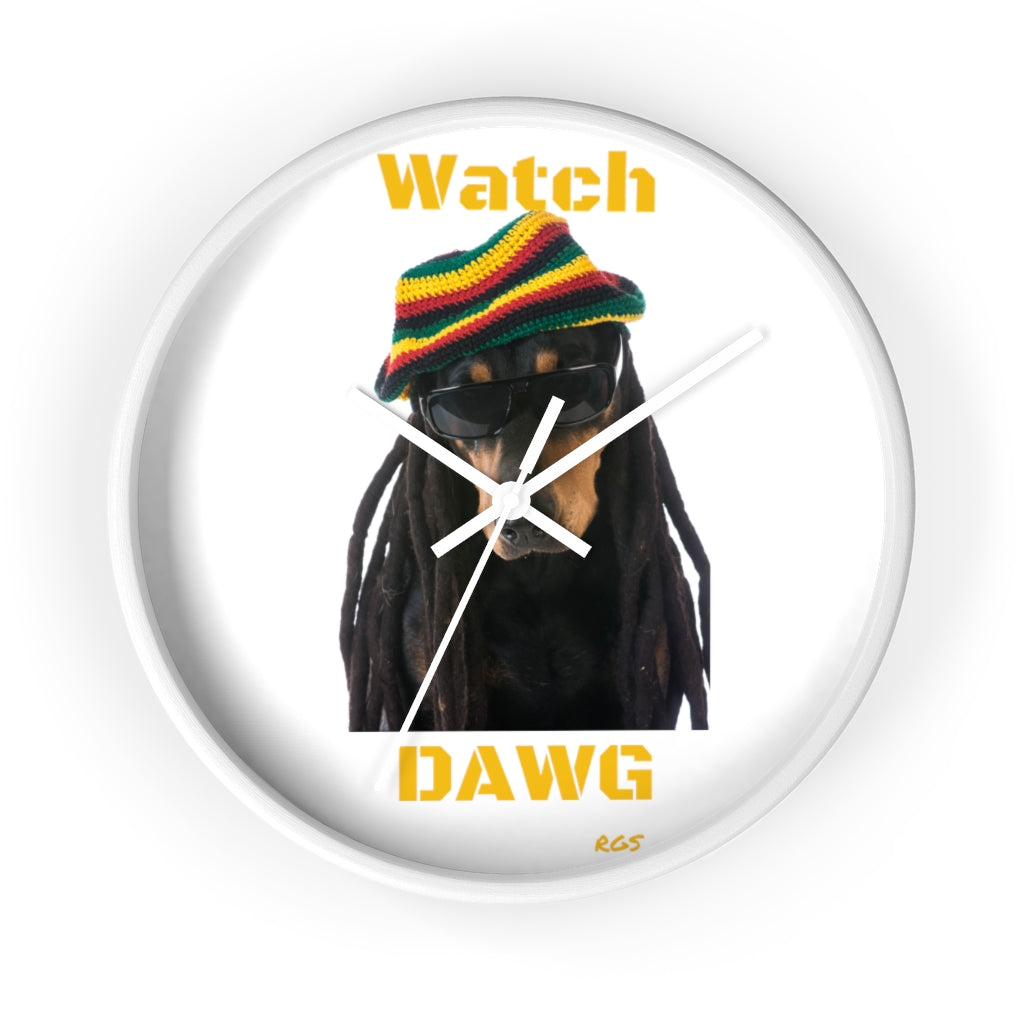 Security Watch Dawg Wall clock