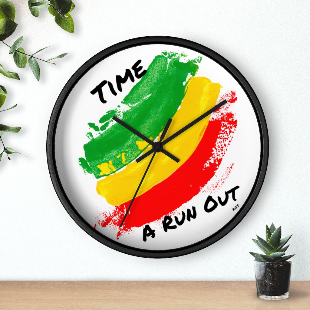 Time A Run Out 10" Wall clock