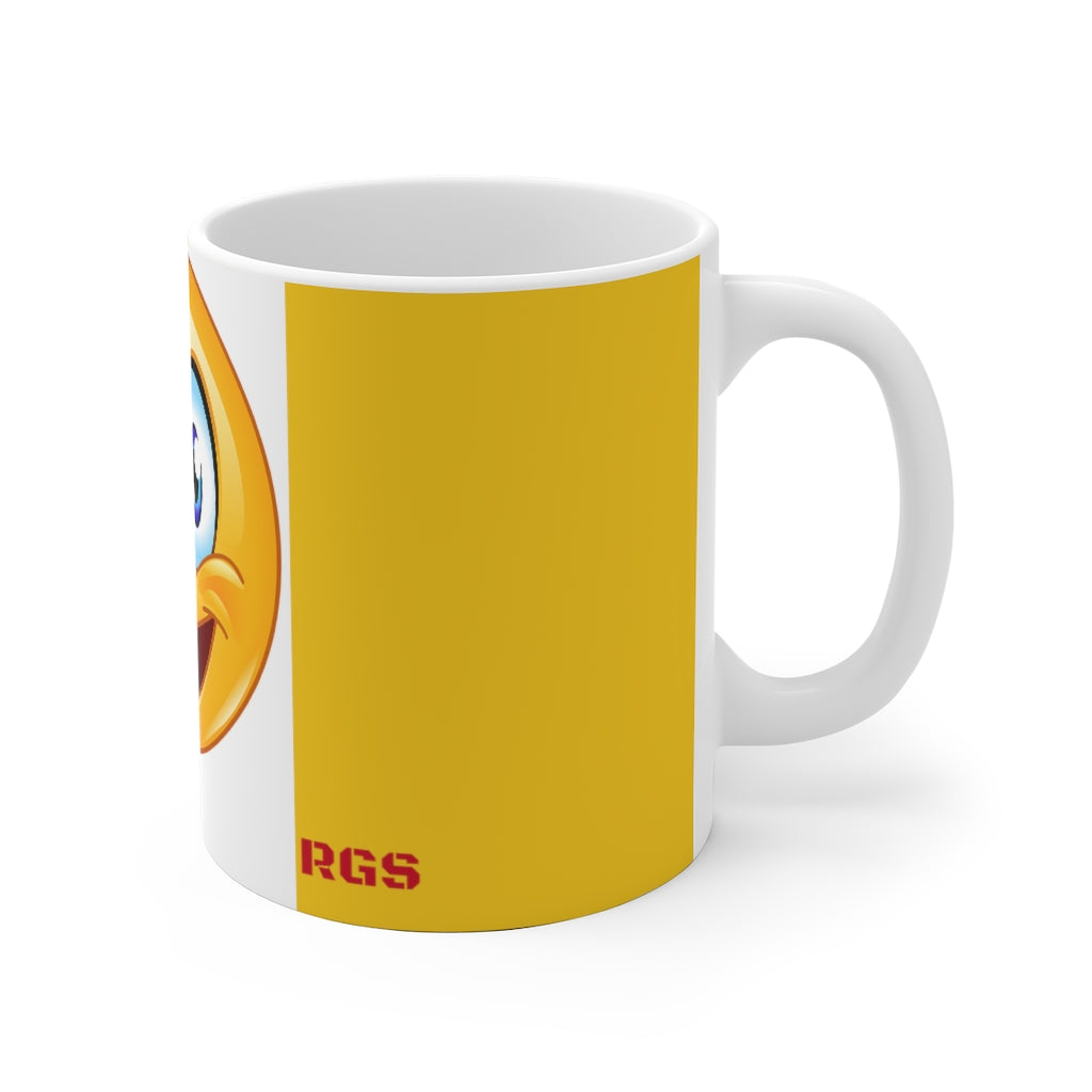 Emoji White Ceramic Mug