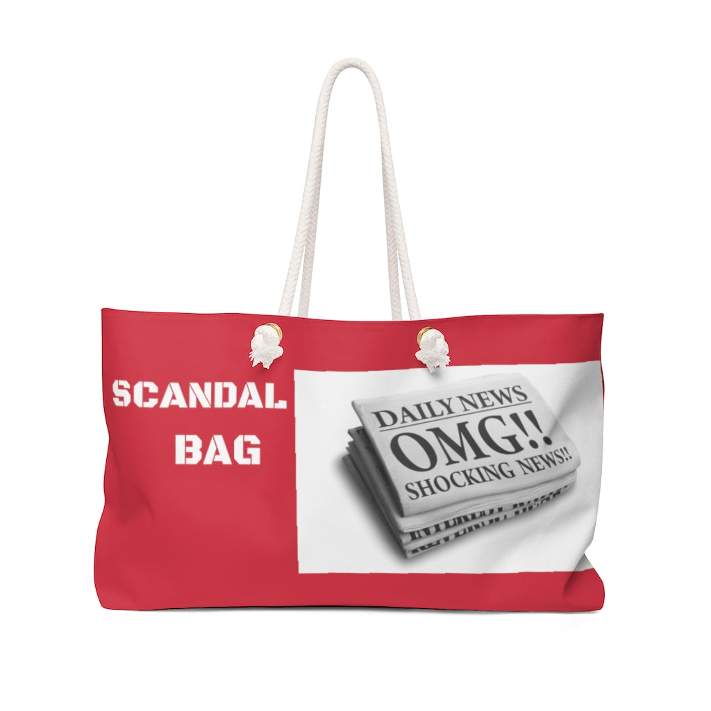 Omg  Red Weekender Bag
