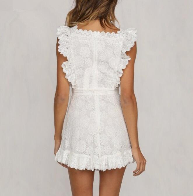 Sashes Ruffle Dress