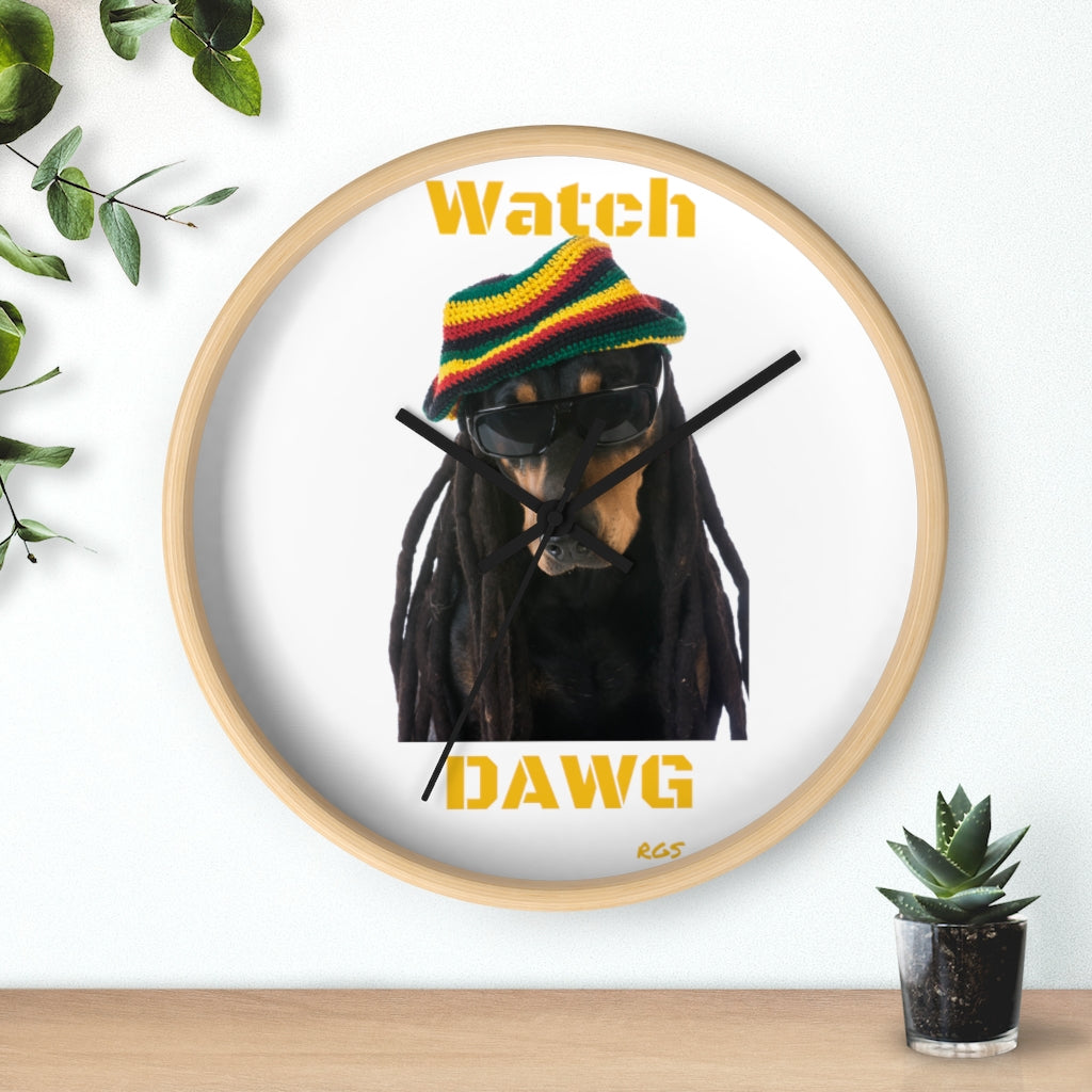 Security Watch Dawg Wall clock