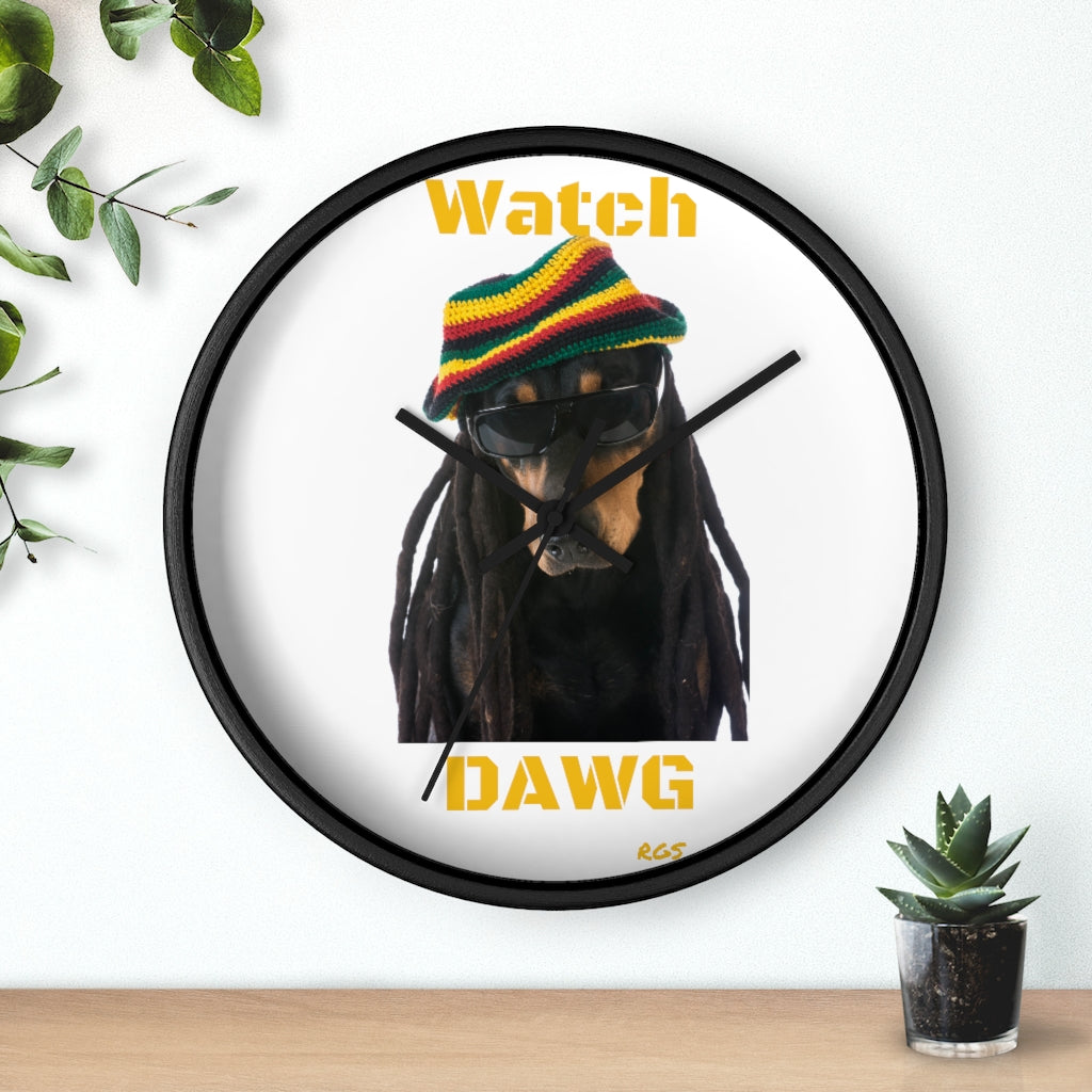 Security Watch Dawg Wall clock