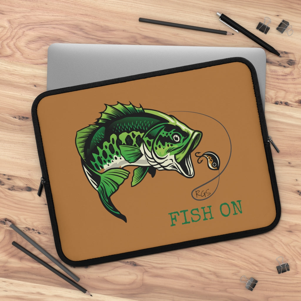 Fish On Laptop Case