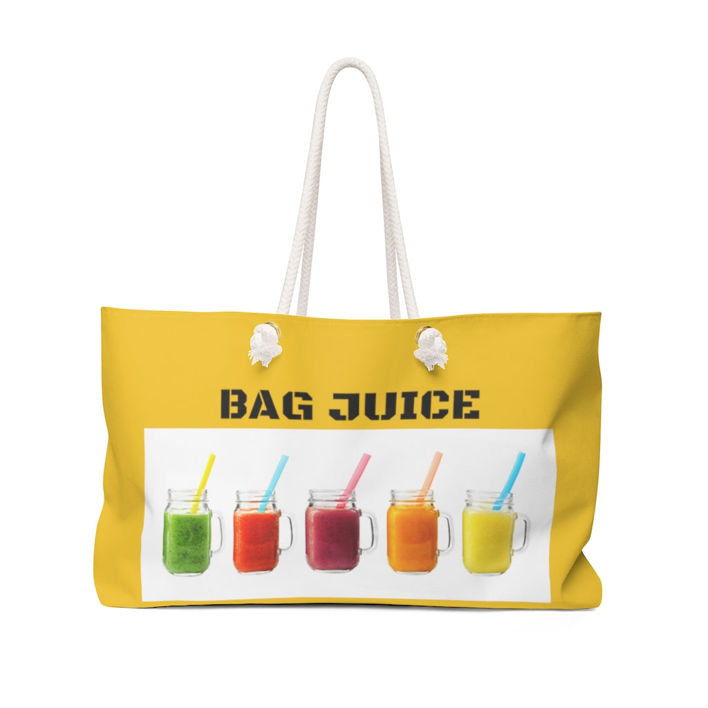 Yellow Juice Weekender Bag