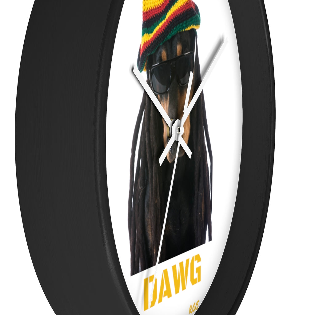 Security Watch Dawg Wall clock