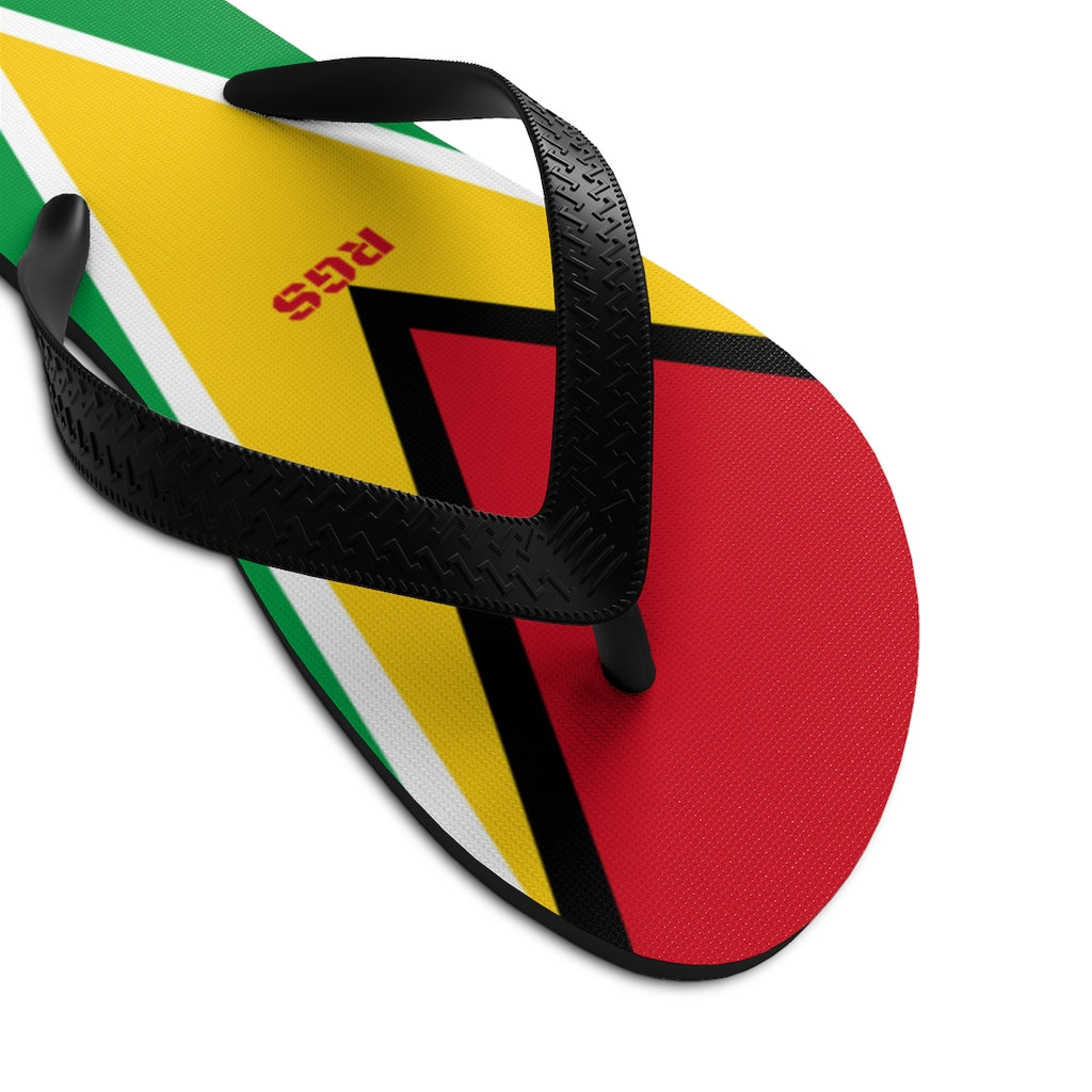 Guyana Flag Unisex Flip-Flops