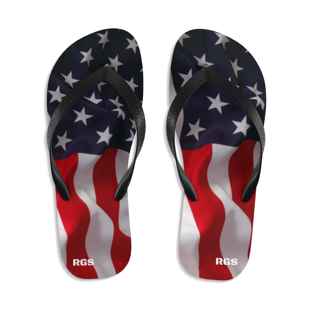 USA flag Unisex Flip-Flops