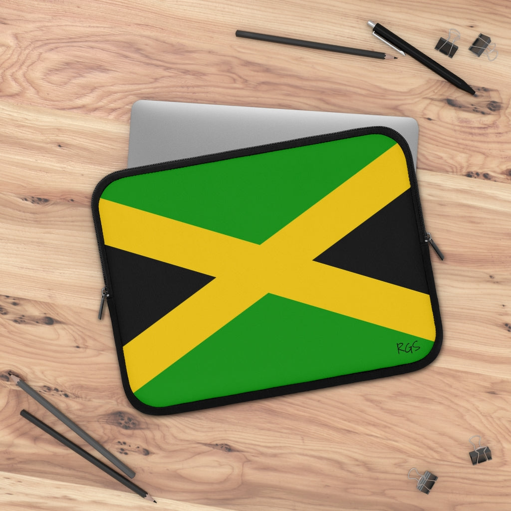 Jamaican Flag Laptop Cover