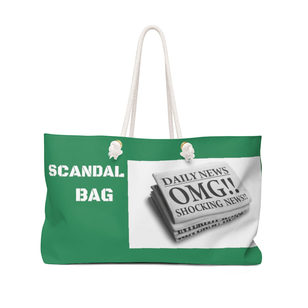 Omg Green Scandal Weekender Bag