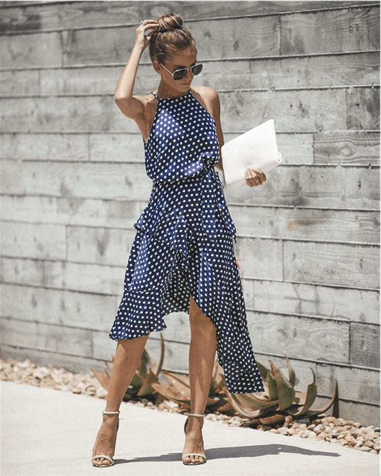 Dot Print Dress
