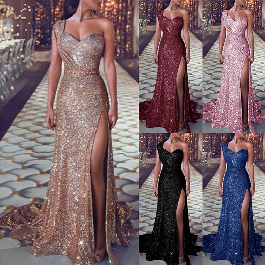 Golden Party Evening Dress