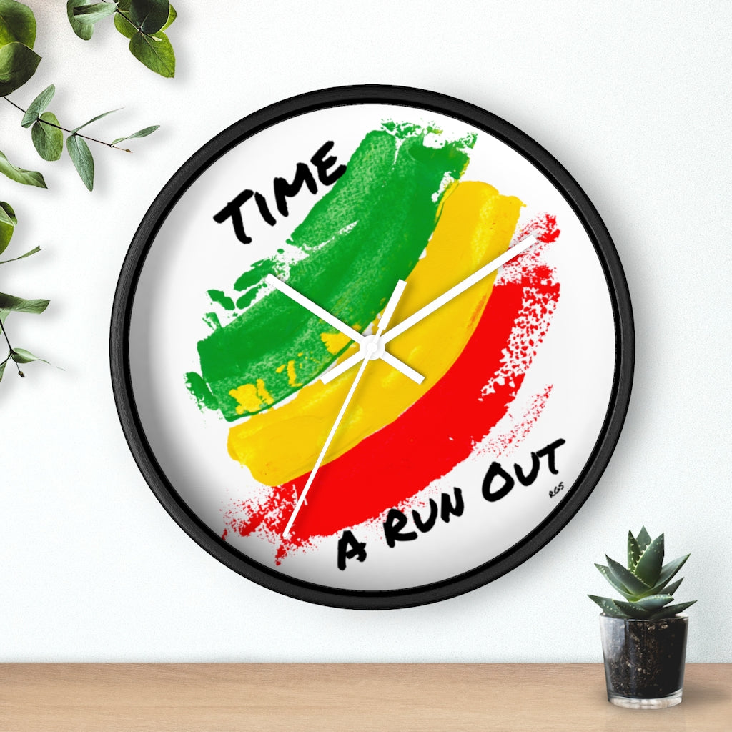 Time A Run Out 10" Wall clock