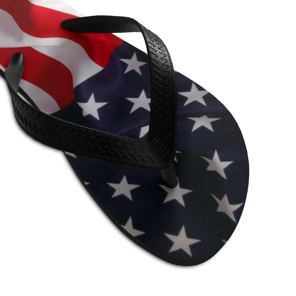USA flag Unisex Flip-Flops