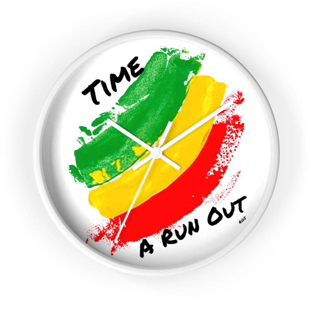 Time A Run Out 10" Wall clock
