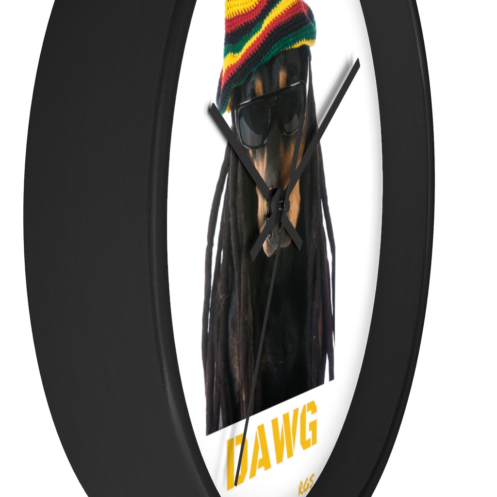 Security Watch Dawg Wall clock