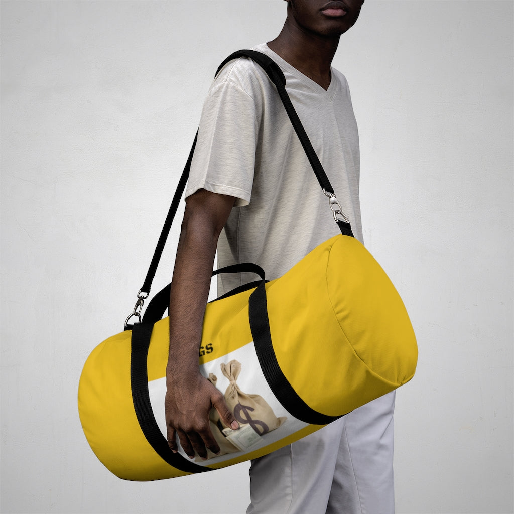 Money Yellow Duffel Bag