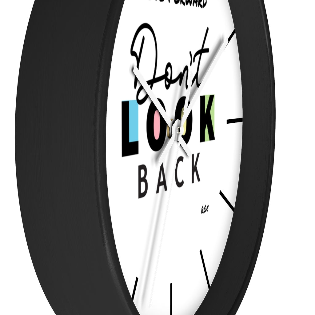 Don't look Back  10"Wall clock