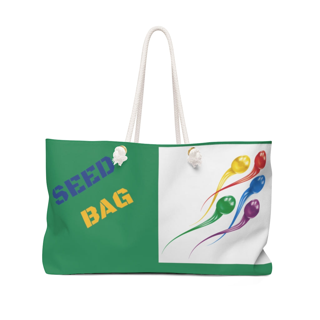 Head First  Green Seed Weekender Bag