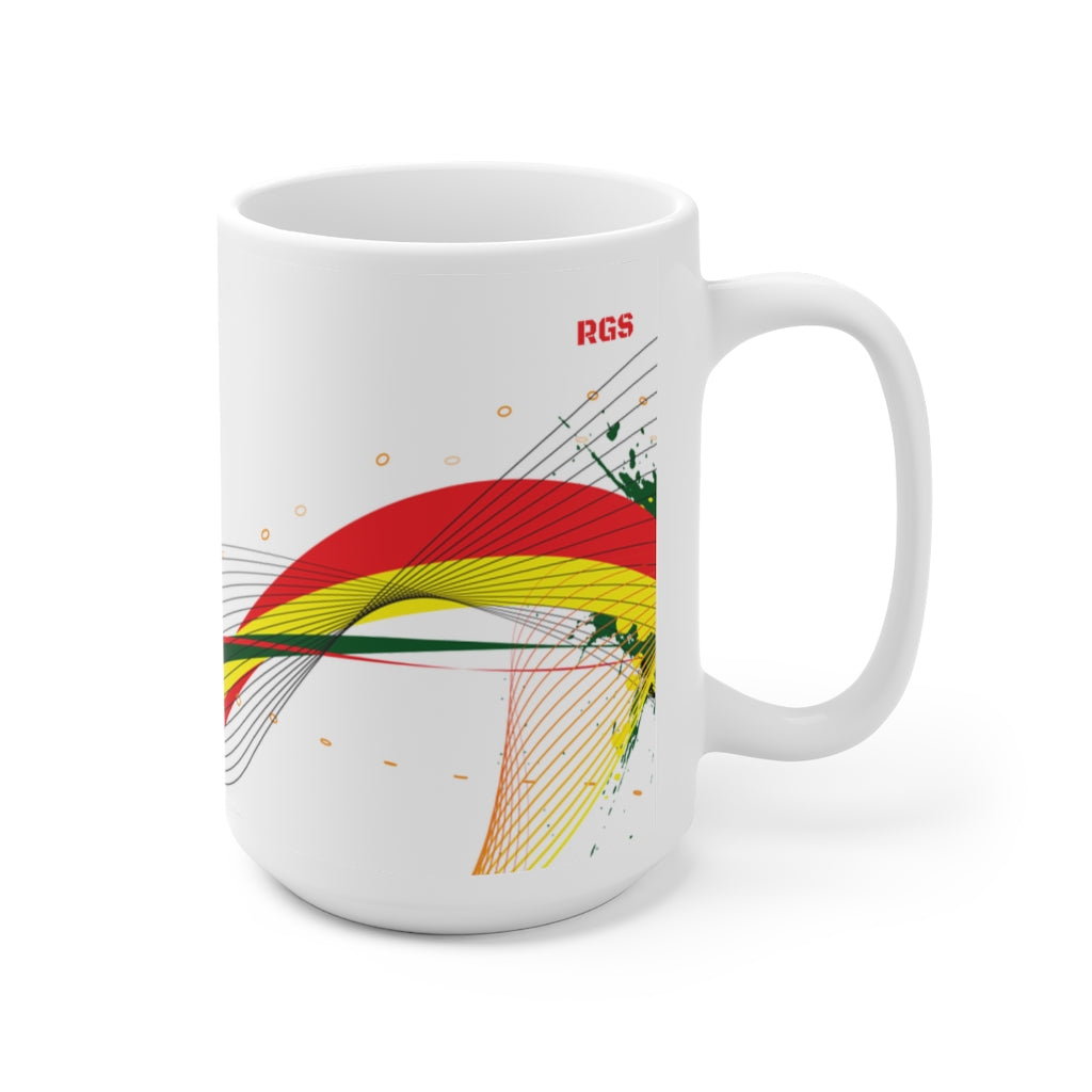 Notes Ceramic Mug 15oz