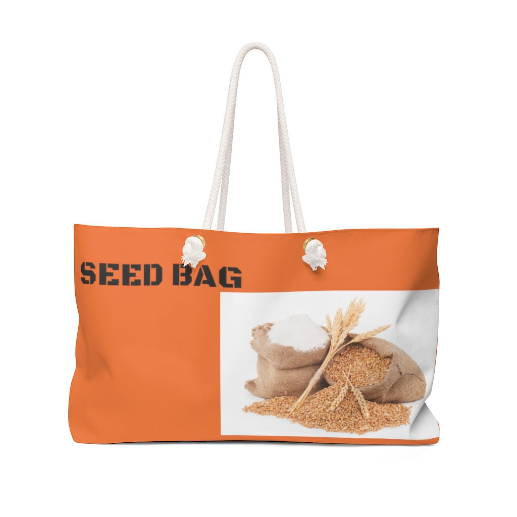 Seed Orange Weekender Bag