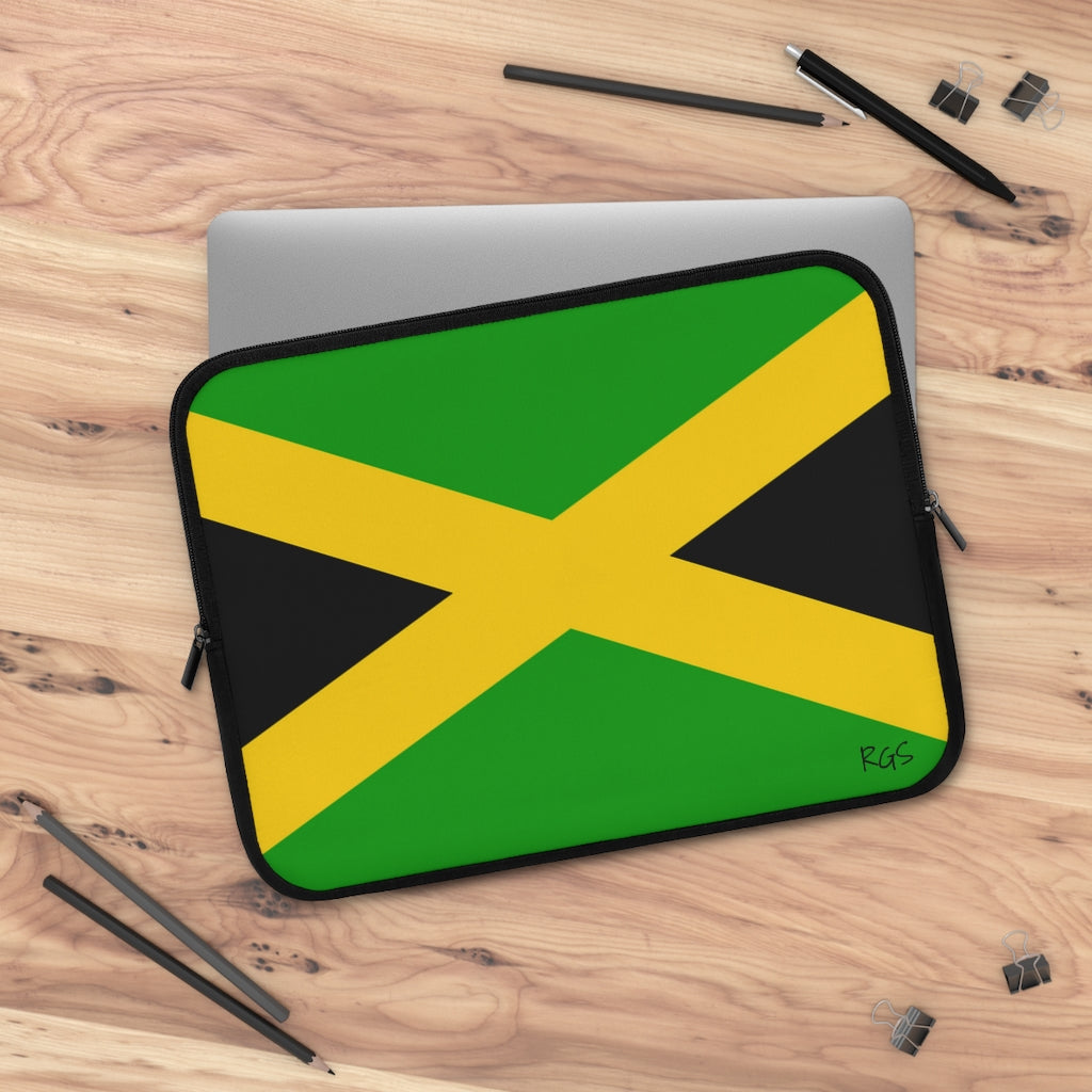 Jamaican Flag Laptop Cover