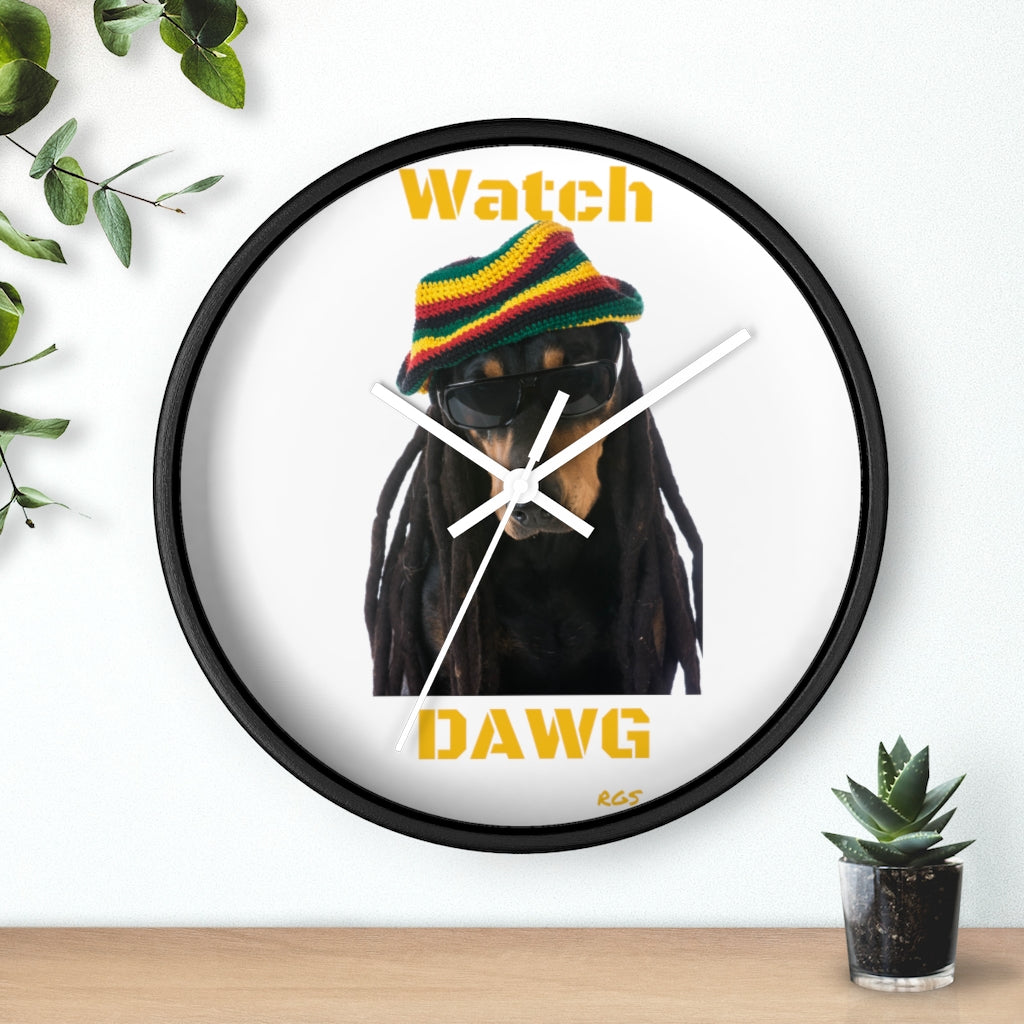 Security Watch Dawg Wall clock