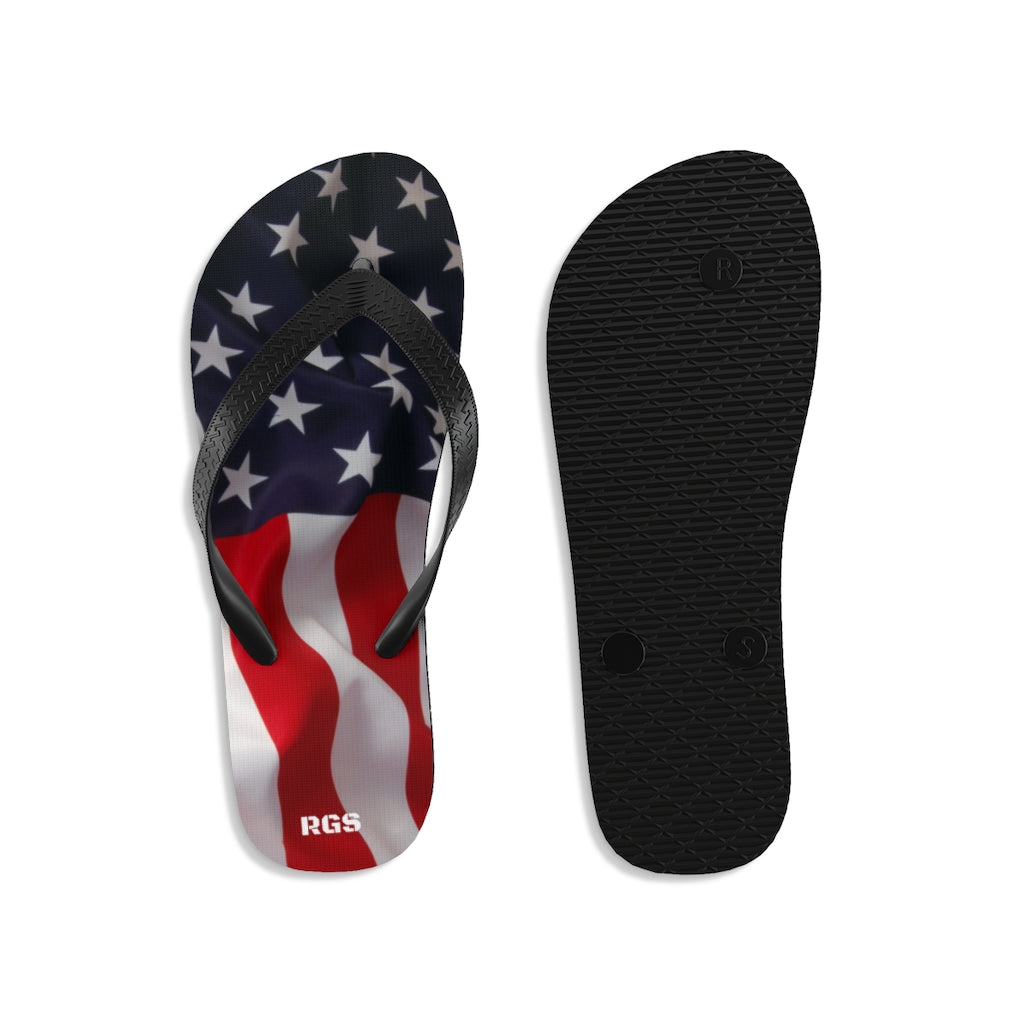 USA flag Unisex Flip-Flops